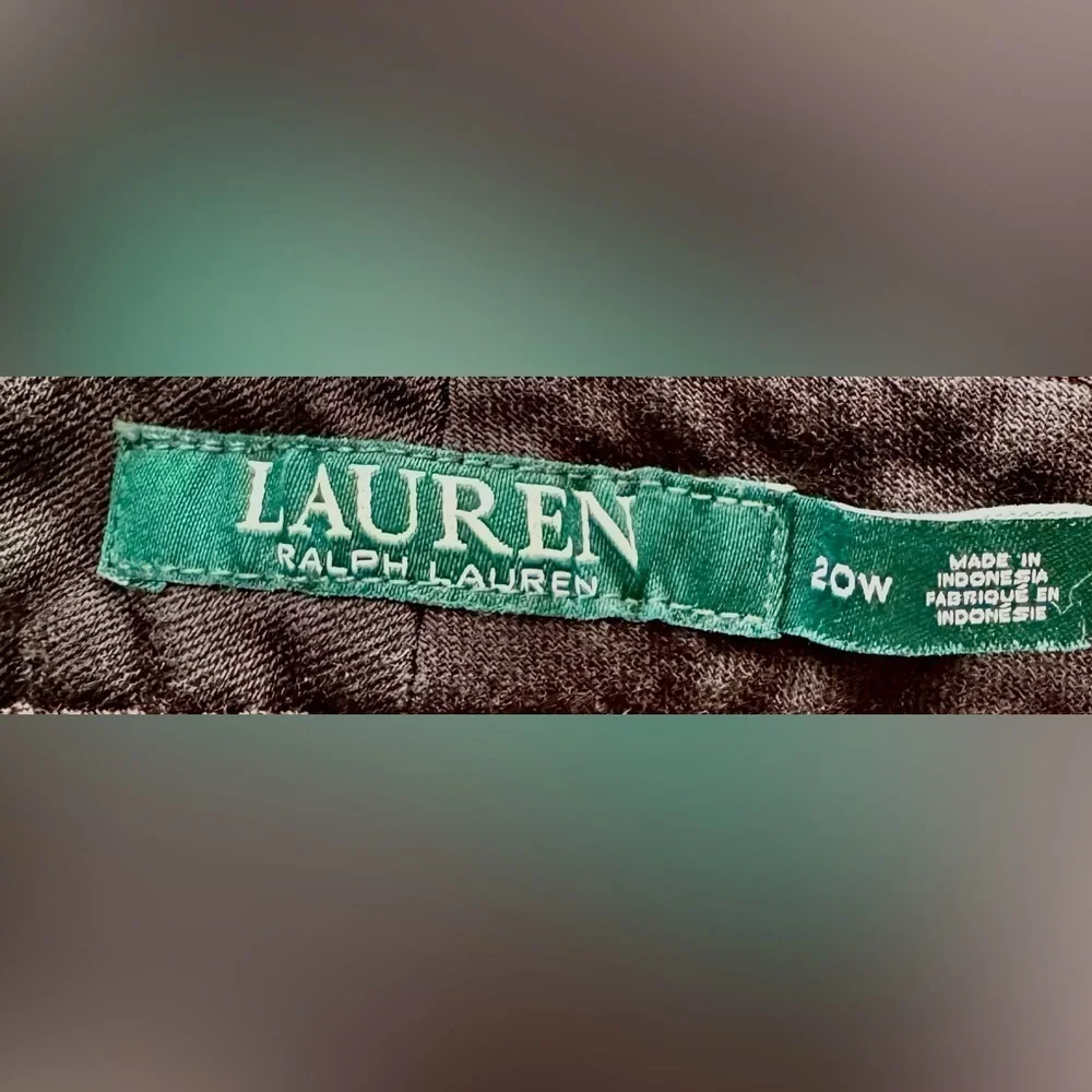 Ralph Lauren Black Jeans Size 20W - Picture 4 of 4